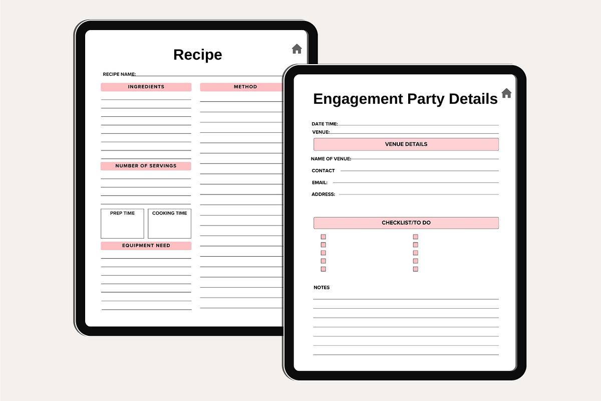 Digital Event Planner Canva Template, a Presentation Template by Designmela01 (Photo 7 of 10)
