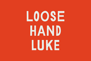 Loose Hand Luke Typeface