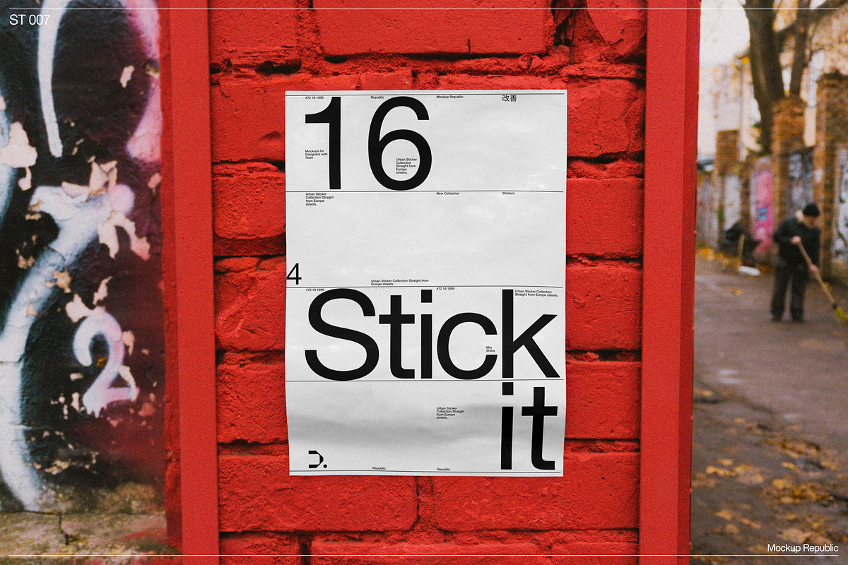 Stickers Mockup 007, a Merchandise Mockup by Burmess (Photo 1 of 3)