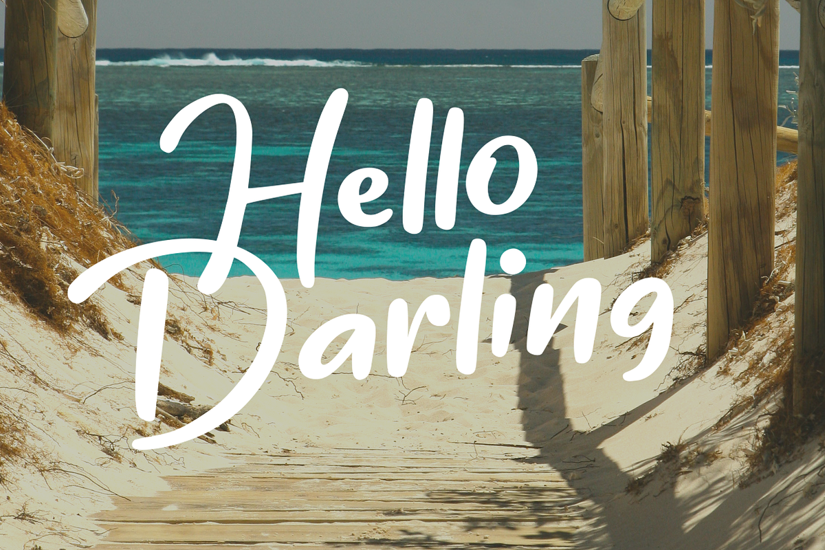 Cutewell - Cute Handwritten Font, a Handwritten Font by overlaytemplates (Photo 4 of 5)