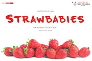 Strawbabies, a Handwritten Font by fancypandadesign (Thumbnail 1 of 3)