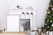 Christmas Frame Mockup Bundle -20, a Print Template by Mockup Shop (Thumbnail 13 of 39)