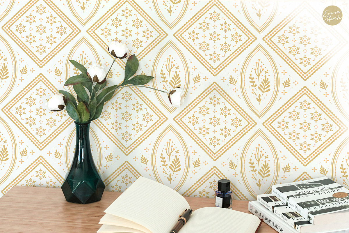 Cottagecore Pattern 13 Cute tiles, a Pattern Graphic by Euonia Meraki (Photo 13 of 13)