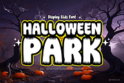 Halloween Park - Display Font, a Font by KiddoGlyphs Studio (Thumbnail 1 of 5)