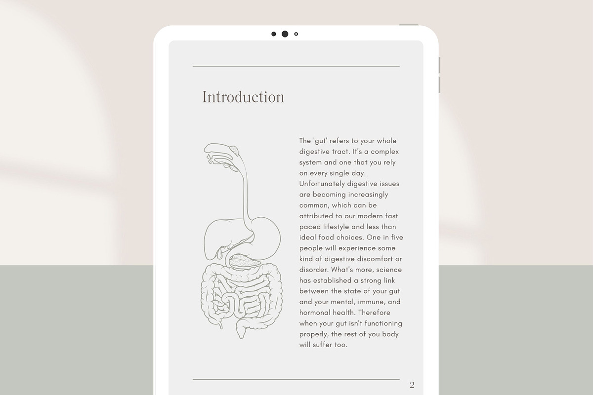 Gut Ebook Canva Template, a Presentation Template by Naturopath Hub (Photo 8 of 9)