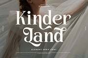 Kinder Land - Elegant Serif Font, a Serif Font by Say Studio (Thumbnail 1 of 9)
