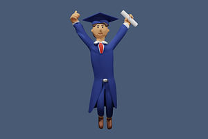 Education 3d Illustration