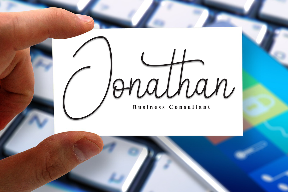 Yesterday | Script Font, a Handwritten Font by Scratchones (Photo 3 of 9)