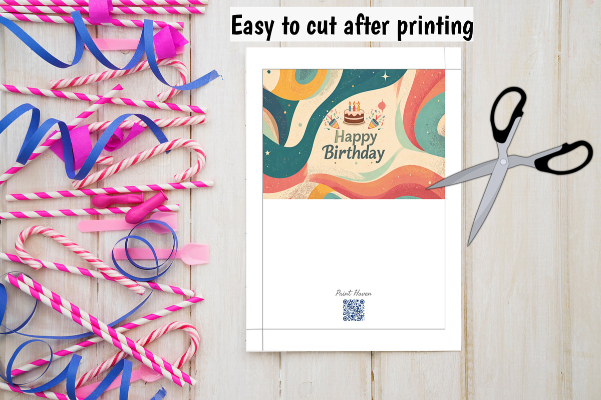 Birthday Greeting Card: 7x5, a Card Template by Print Haven (Photo 3 of 4)