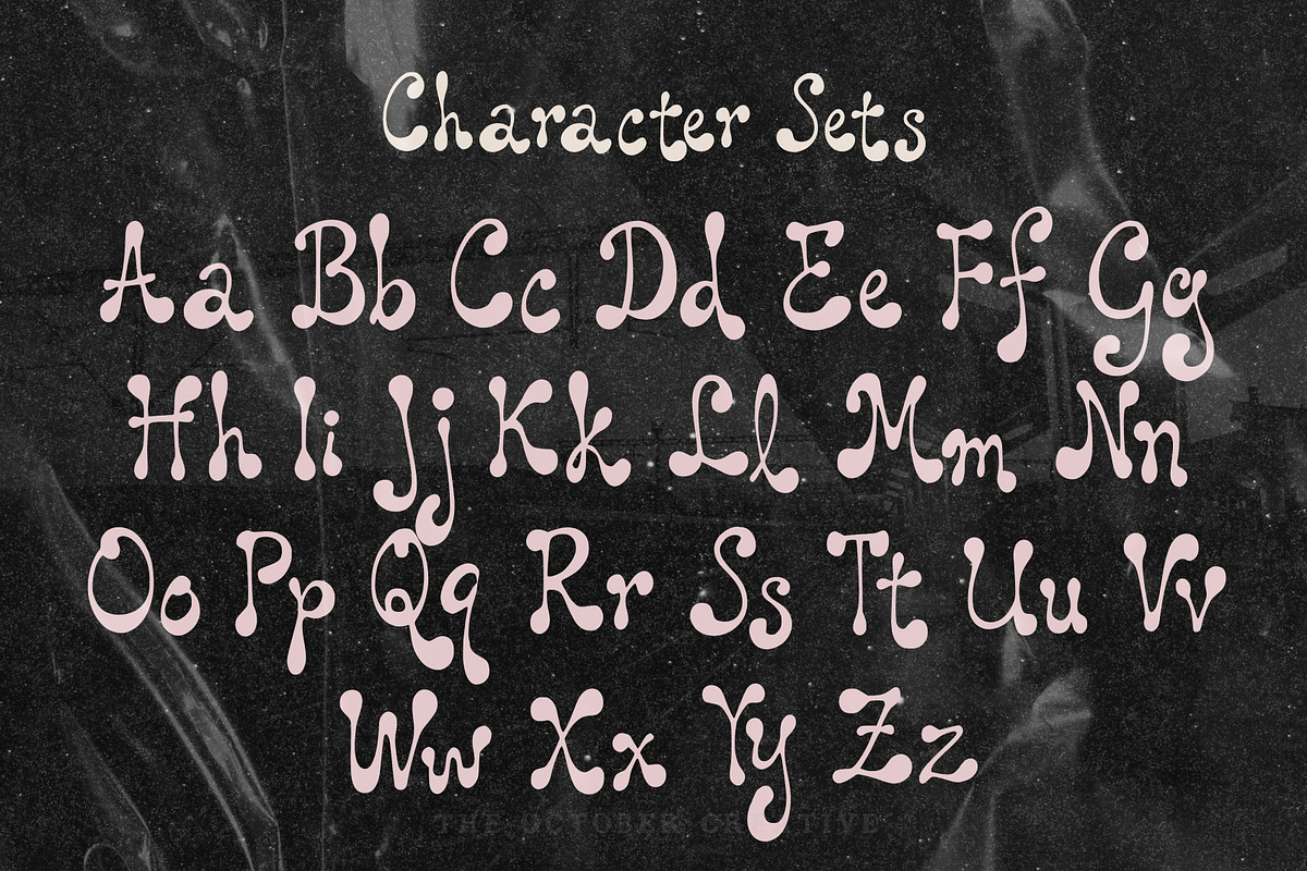 Toadstool Tuesday Retro Folk Display, a Sans Serif Font by The October Creative (Photo 3 of 8)