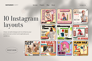 Instagram Post Template, a Social Media Template by Visuallay (Thumbnail 5 of 10)