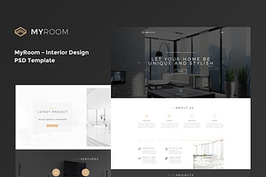 MyRoom - InteriorDesign PSD Templat