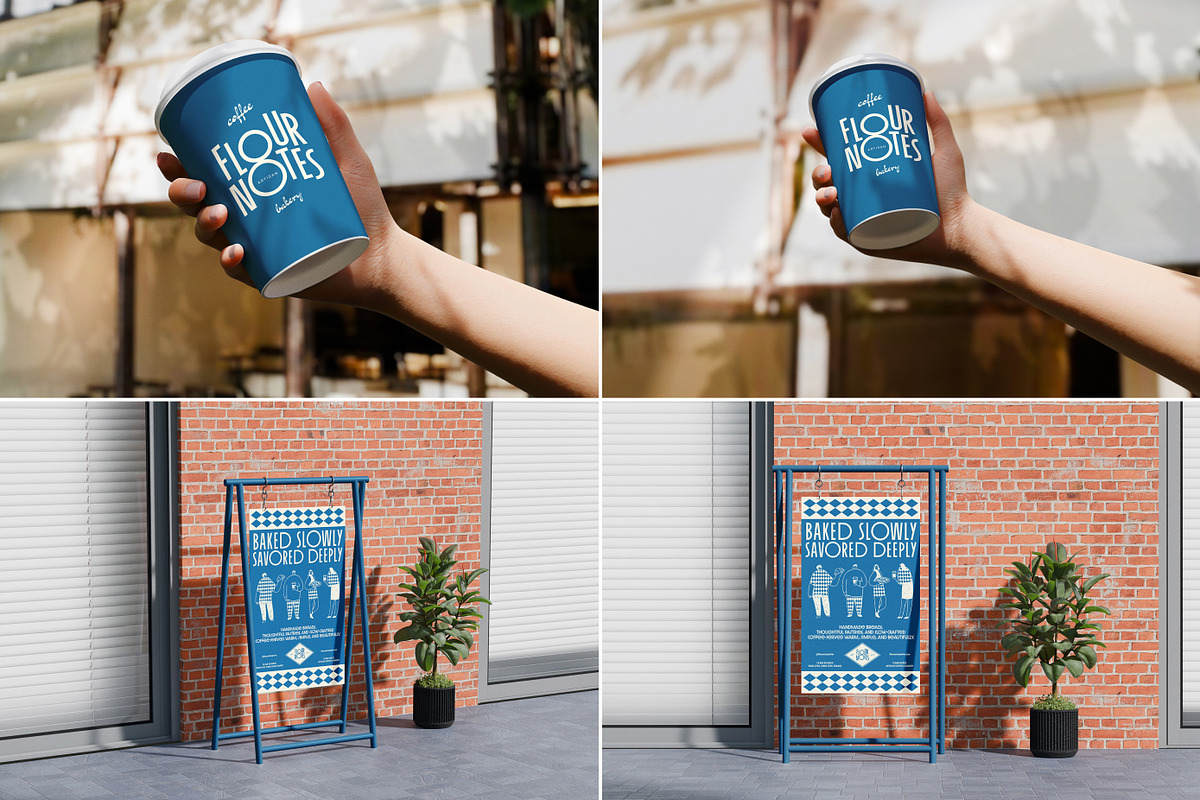 40 Bakery & Coffee Shop Mockups, a Packaging Mockup by Vitora Mockup (Photo 8 of 12)