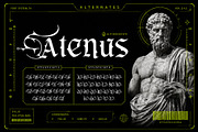 Dark Hermes Typeface, a Blackletter Font by alit design (Thumbnail 10 of 18)