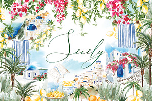 Sicily in Watercolor