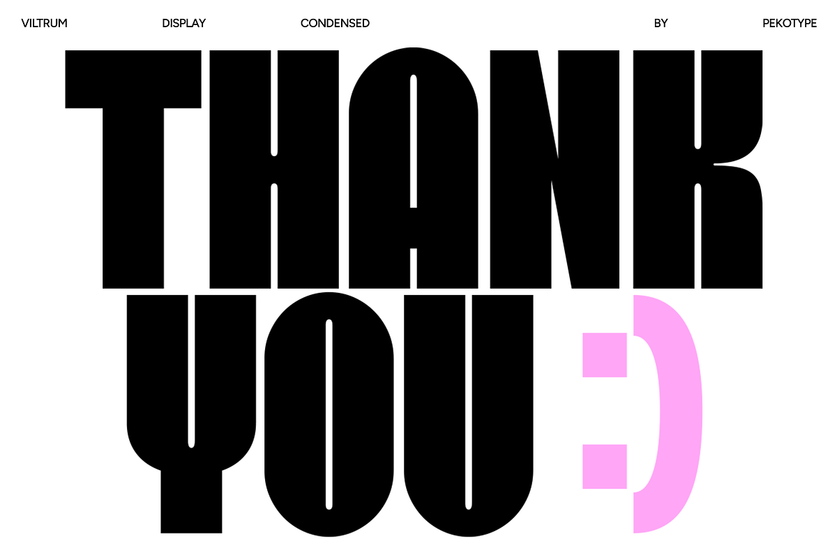 VILTRUM - Super Bold Condensed Font, a Font by Pekotype (Photo 15 of 15)