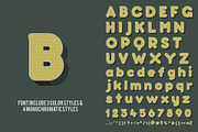 Baku - OTF color font, a Sans Serif Font by Pixnugget (Thumbnail 3 of 9)