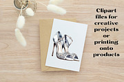 Wedding Shoes clipart x8, an Object Illustration by Mermaids Cove (Thumbnail 6 of 8)