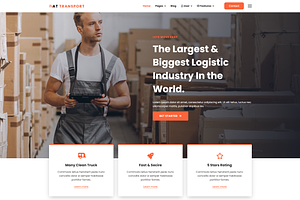 AT Transport Onepage WordPress Theme