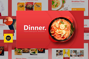 Food Theme Powerpoint Template, a Presentation Template by GearShift