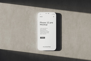 IPhone 12 Pro Clay Stylish Mockup