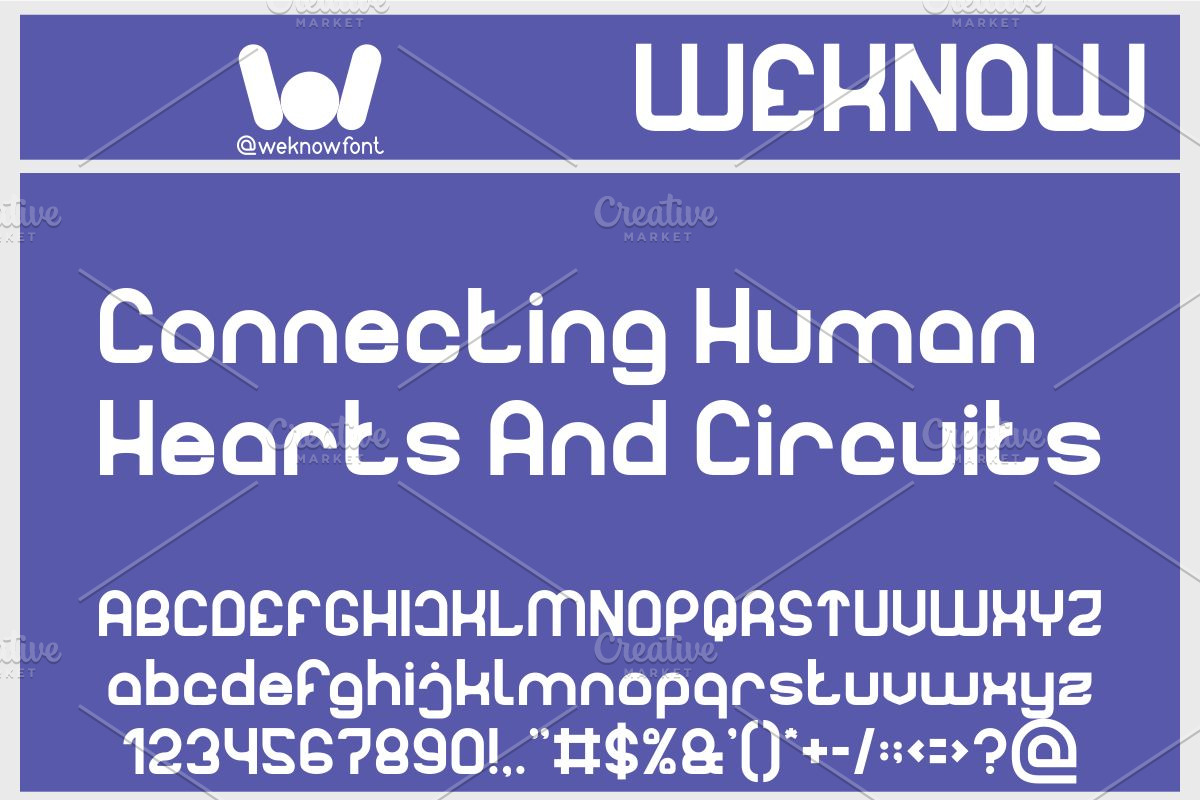 Friendly Tech font, a Font by weknow (Photo 4 of 8)
