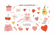 Funny Valentine, a Decorative Illustration by meowlyunok (Thumbnail 3 of 10)