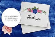 Floral Clipart, an Illustration by Studio Meraki (Thumbnail 2 of 5)