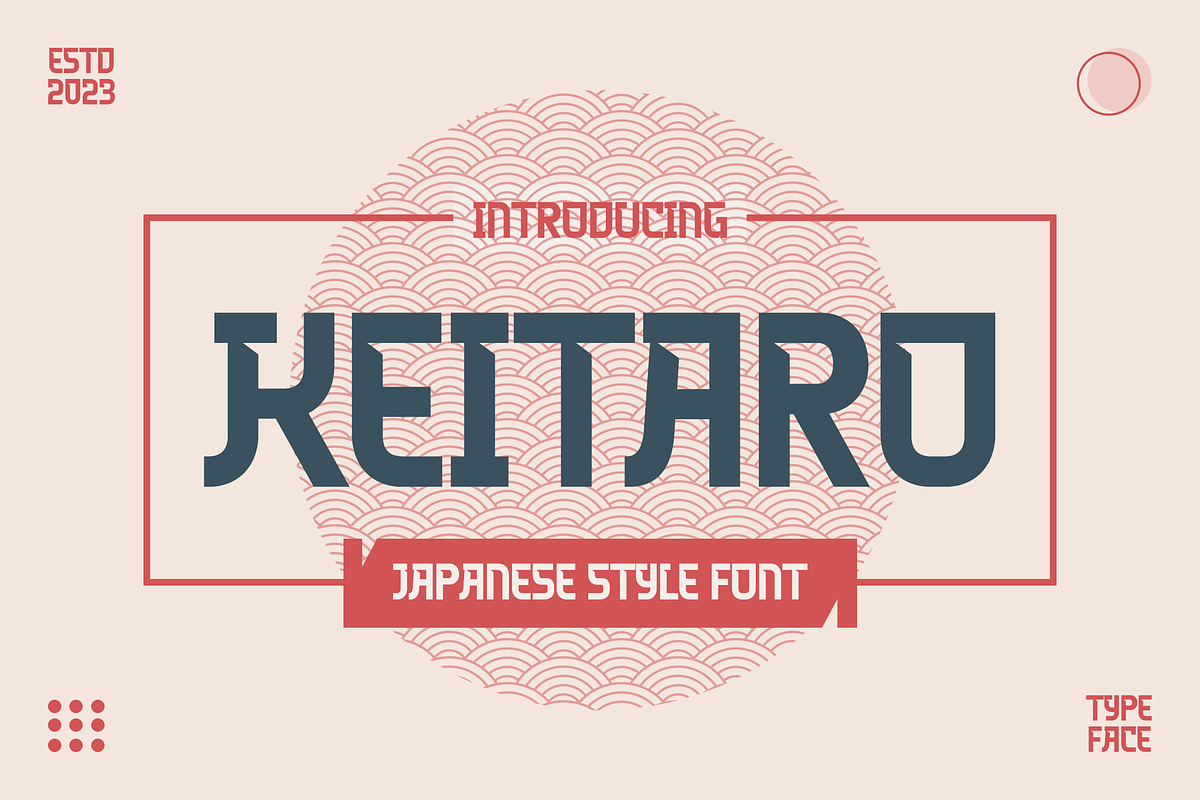 Keitaro - Japanese Font Style, a Serif Font by agnyhasyastudio (Photo 1 of 8)