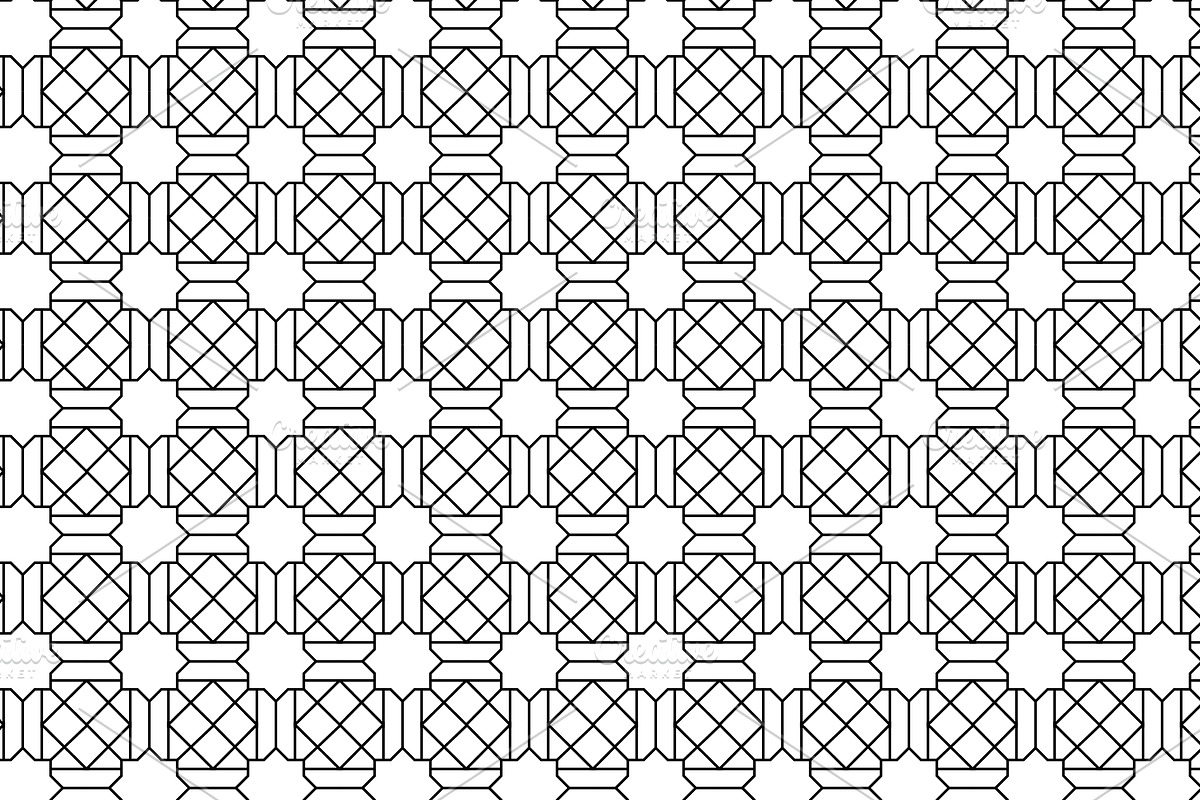 Islamic Arabic Seamless Pattern, a Pattern Graphic by NasirGrfx (Photo 9 of 13)