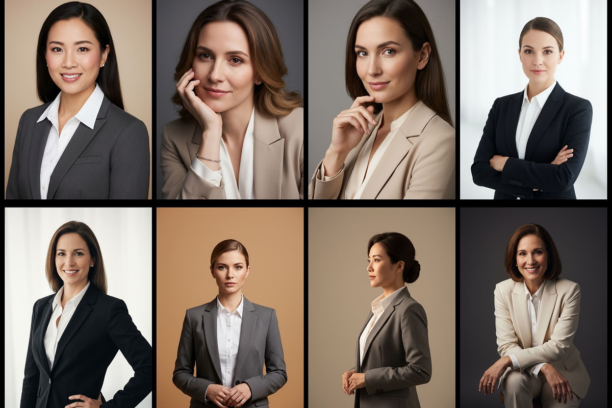 Women Headshot Professional Prompts, a Business Photo by Selenique Studio (Photo 7 of 9)