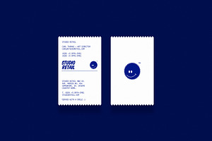 Business cards template: S. retail