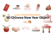3D Chinese New Year Pack, an Object 3D Model by Dudukbersama (Thumbnail 1 of 4)