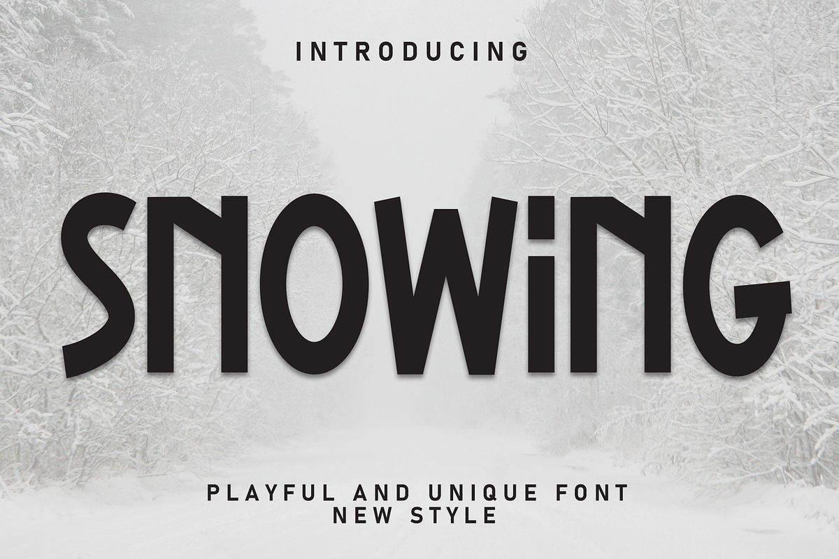 Snowing | Script Font, a Script Font by Scratchones (Photo 1 of 8)