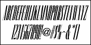 Compressed Wood JNL, a Serif Font by Jeff Levine Fonts (Thumbnail 5 of 5)