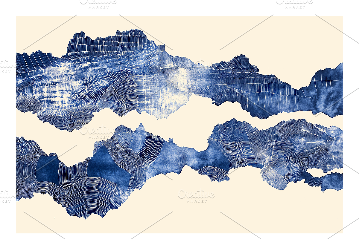 Bimo Co. 3 · Blue Organic Textures, a Texture Illustration by milatovar (Photo 20 of 24)