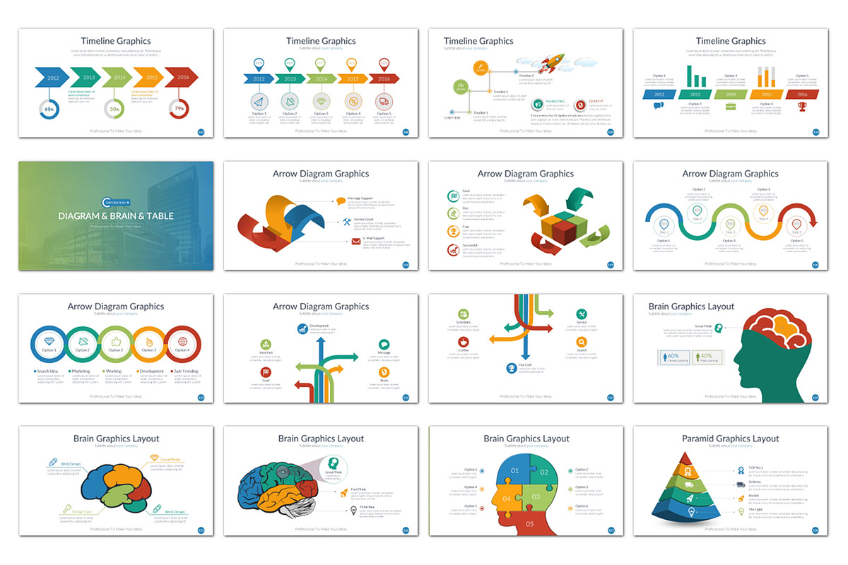 Annual Report Powerpoint Template, a Presentation Template by UniqueStudio (Photo 9 of 14)