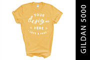 Gildan 5000 Mockup TShirt Bundle, a Shirt Mockup by lock and page (Thumbnail 4 of 22)