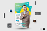 Digital Marketing Flyer Template, a Flyer Template by Aam360 (Thumbnail 2 of 3)