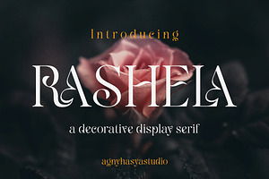 Rashela - A Decorative Serif