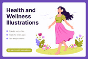 Bundle of Health & Wellness, a Healthcare Illustration by Creative Stall (Thumbnail 1 of 14)