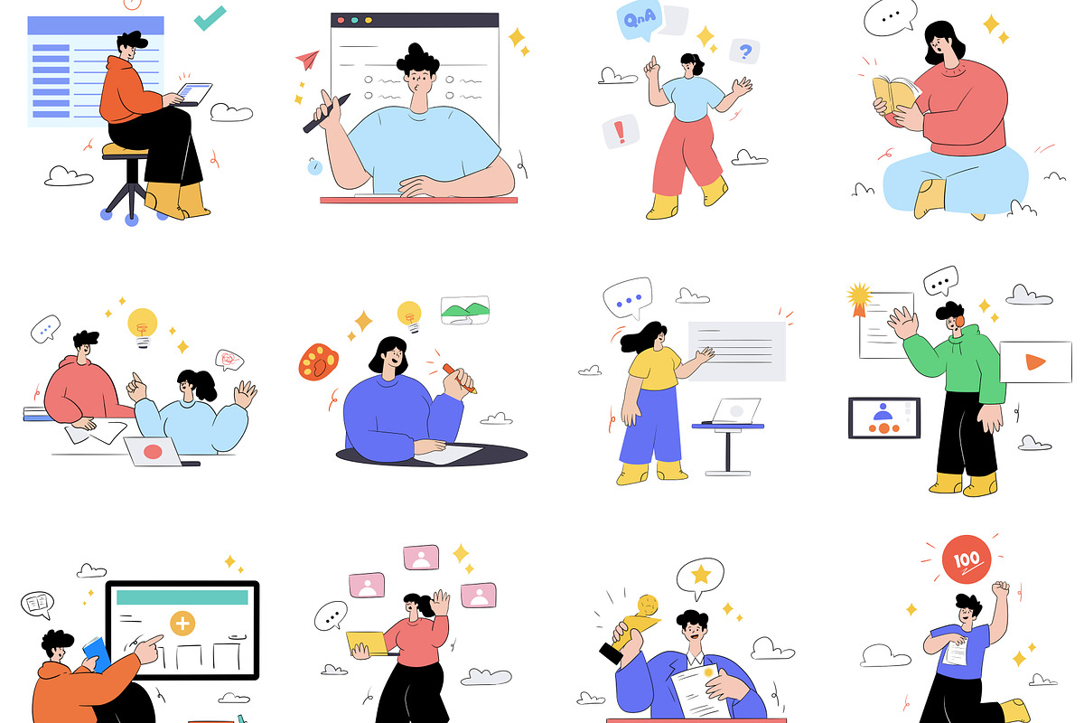 School & Education - 2D Illustration, an Education Illustration by orenjidesign (Photo 7 of 8)