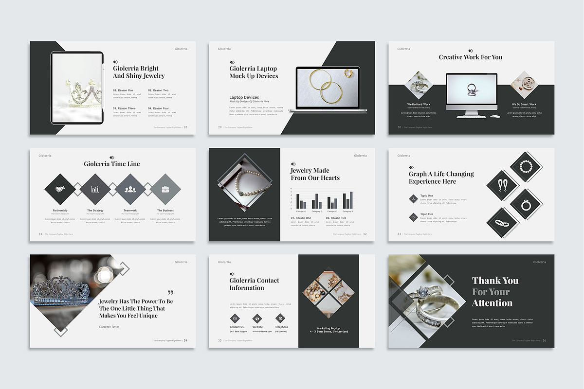 Giolleria - Jewelry Keynote, a Presentation Template by kerismaker (Photo 5 of 5)