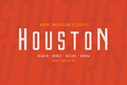 Houston Font Family, a Sans Serif Font by Craft Supply Co. (Thumbnail 9 of 10)