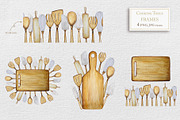 Cooking wooden tool clipart, an Object Graphic by svetlanaARTdreams (Thumbnail 4 of 11)