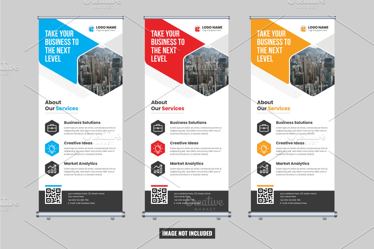 Corporate business roll-up x banner, a Stationery Template by SouravDesign (Photo 1 of 2)