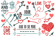 Hearts, arrows and frames, an Illustration by Lina_Lisichka (Thumbnail 5 of 7)