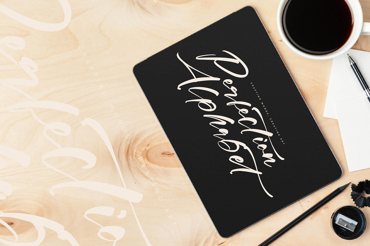 Rosetwood Adorattion Modern Script, a Script Font by Letterena Studios Script (Photo 5 of 15)