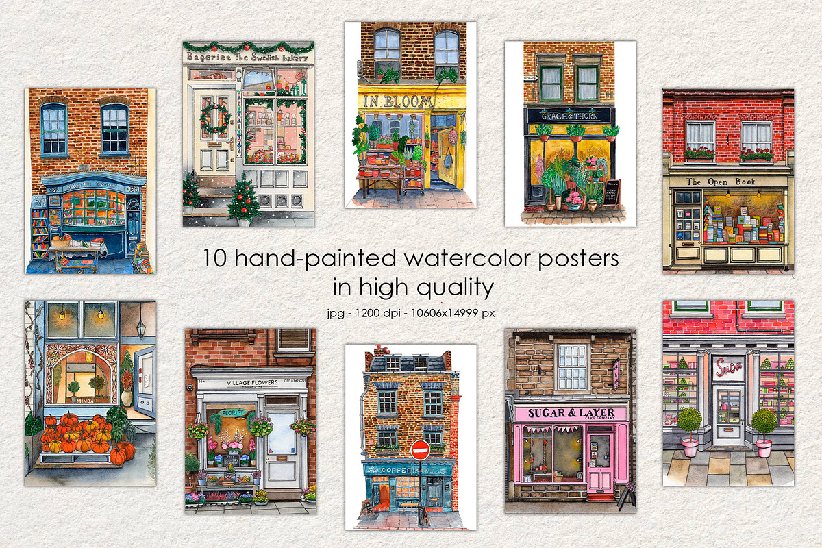 Behind London's Windows, an Object Illustration by SunnJaneArt (Photo 7 of 9)