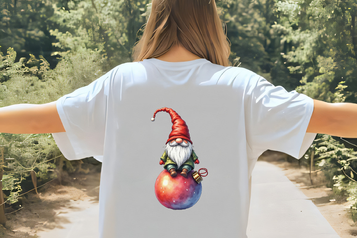 Lridescent Christmas Gnome Clipart, an Illustration by CrexoraLab (Photo 5 of 5)